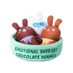 What Do You Meme? Nwt Emotional Support Minis Chocolate Bunnies Stuffed Animal